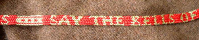 fingerloop braiding, letter braid, alphabet braid, solo braider, multiple braiders