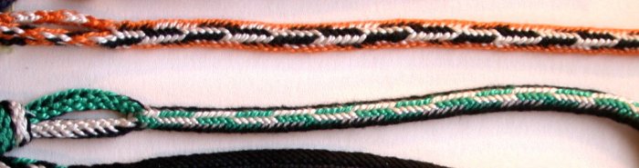 11-loop unorthodox finger loop braids 11-loop unorthodox fingerloop braids