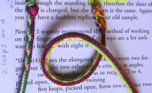 Sudarium braid reconstruction attempts fingerloop braids, 14th century, reconstructions