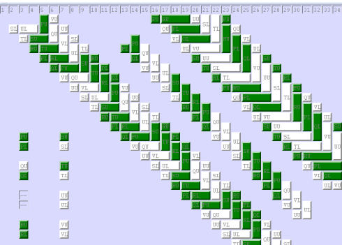 fingerloop braid pattern-planner for the 7-loop spanish braid