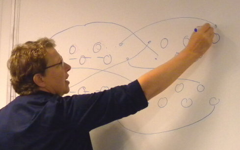 track plan for a Japanese Kute-uchi braid