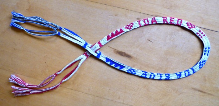 modern variation of a 17th Century charted letter braid.