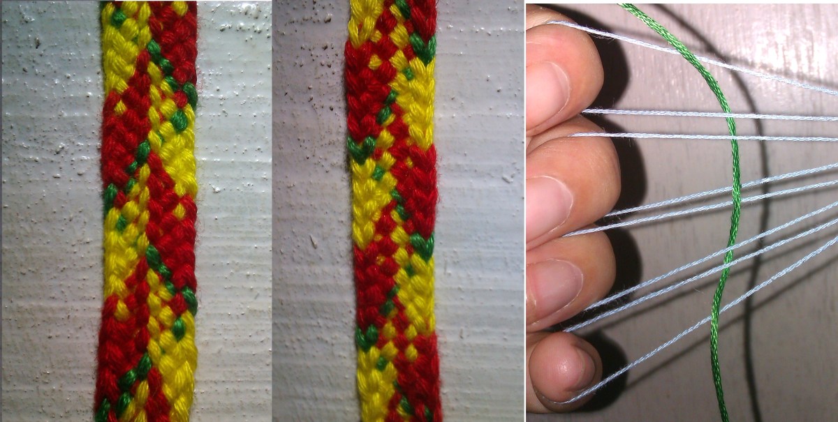 9-loop braid, by Victoria on the blog Alcarinwe