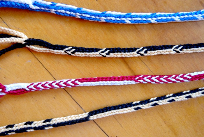 Doug's Braid pick-up patterns, by loopbraider.com