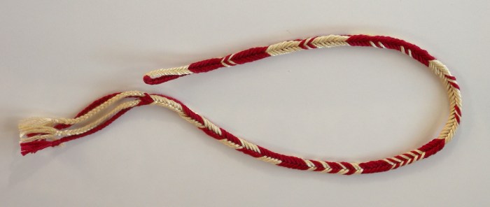 Square loop braid, pick-up patterns