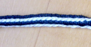 7-loop triangle braid-Edge pattern