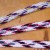 Zig-Zag patterns in 8-loop double fingerloop braids, loopbraider.com