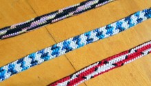 Thumbnail of 12-loop 5-transfer braids, fingerloop, loop braiding